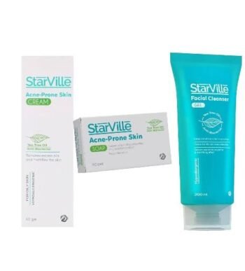 STARVILLE ACNE +CLEANSR+CREAM+SOAP