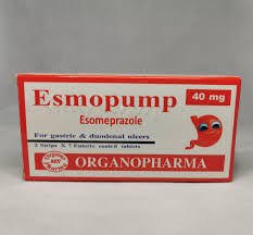 ESMOPUMP 40 MG 14 TAB