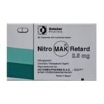 NITROMAK RETARD 5MG 30/CAP - نيتروماك ريتارد ٥ ملغ ٣٠ كبسولة