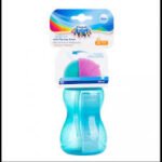 CANPOL SPORT CUP WITH FLIP TOP STRAW 6+270ML - كوب كانبول الرياضي مع شفاطة قابلة للطي 6+270 مل
