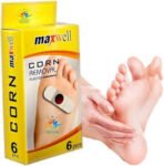 MAXWELL CORN REMOVAL PLASTER 6 PCS - ضمادات ماكسويل لإزالة مسامير القدم، 6 قطع