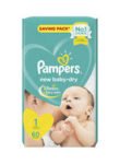 PAMPERS NEWBORN (1) 60PCS - بامبرز نيو بورن (1) 60 قطعة