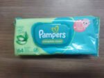 PAMPERS BABY WIPES FRESH CLEAN 64PCS - مناديل بامبرز للأطفال، منعشة ونظيفة، 64 قطعة