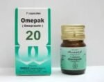 OMEPAK 20MG 7CAP رقم - رقم أوميباك 20 ملغ 7 كبسولات