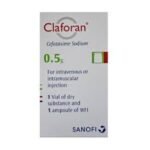 CLAFORAN 0.5GM VIAL-قنينة كلافوران 0.5 جم رقم –