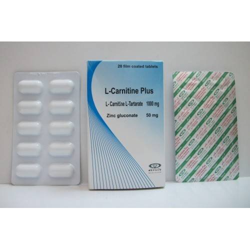 L-CARNITINE PLUS 1000MG 20TAB L CARNITINE PLUS 1000MG 20TAB
