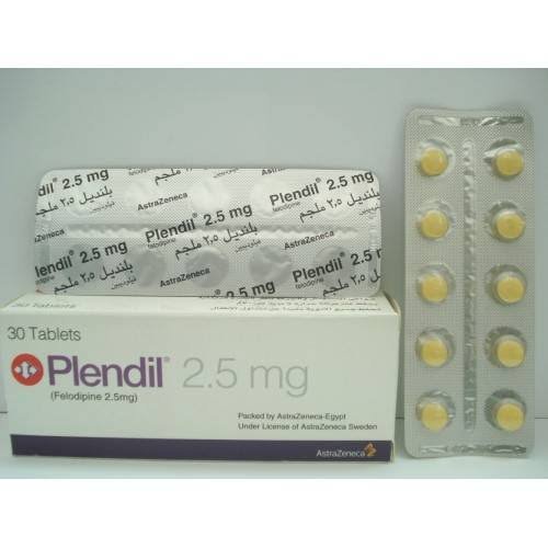 PLENDIL 2.5MG 30/TAB - بلينديل 2.5 ملغ 30 قرصًا PLENDIL 2.5MG 30/TAB - بلينديل 2.5 ملغ 30 قرصًا