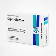 CIPRODIAZOL 500MG 20/TAB