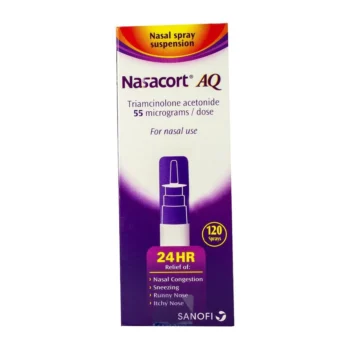 NASACORT 55MCG رذاذ الأنف 120/جرعة جديدة # رقم
