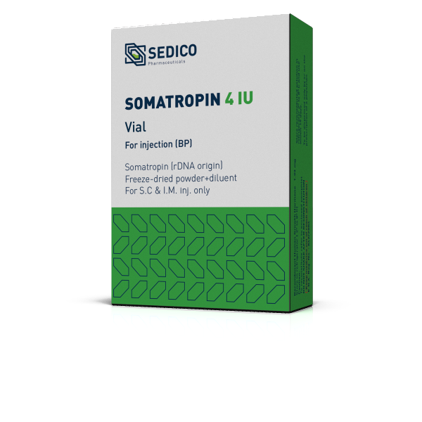 SOMATROPIN 4 IU VIAL - قارورة سوماتوتروبين 4 وحدات دولية SOMATROPIN 4 IU VIAL - قارورة سوماتوتروبين 4 وحدات دولية