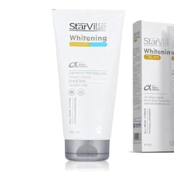 STARVILLE WHITENING CLEANSER 200+WHITENING CREAM 60