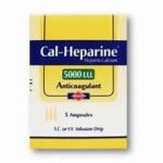 CAL-HEPARINE 5000I.U 3/AMP - كال-هيبارين ٥٠٠٠ وحدة دولية ٣/أمبولة