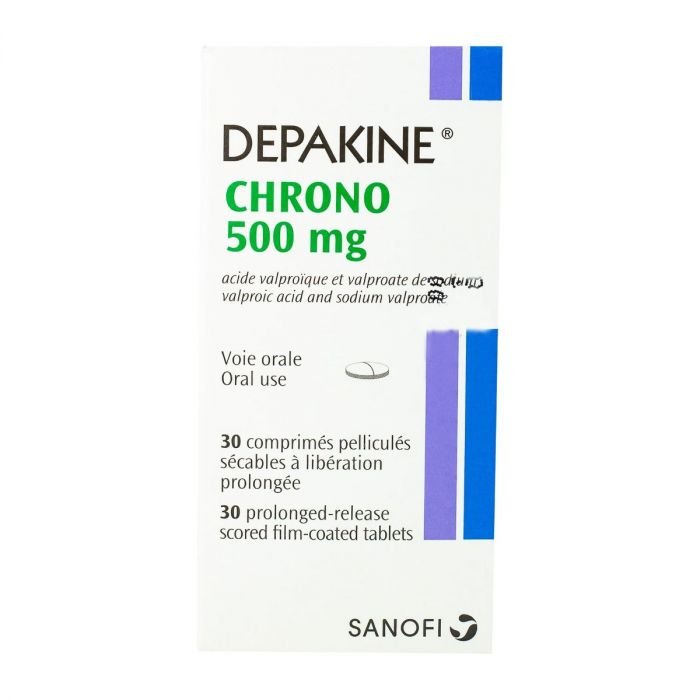 DEPAKINE CHRONO 500 MG 30 TAB – ديباكين كرونو ٥٠٠ مجم ٣٠ قرصًا DEPAKINE CHRONO 500 MG 30 TAB – ديباكين كرونو ٥٠٠ مجم ٣٠ قرصًا
