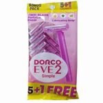DORCO EVE6 FOR LADY 4PCS شفرات حريمي - دوركو EVE6 للسيدات 4 شفرات حريمي