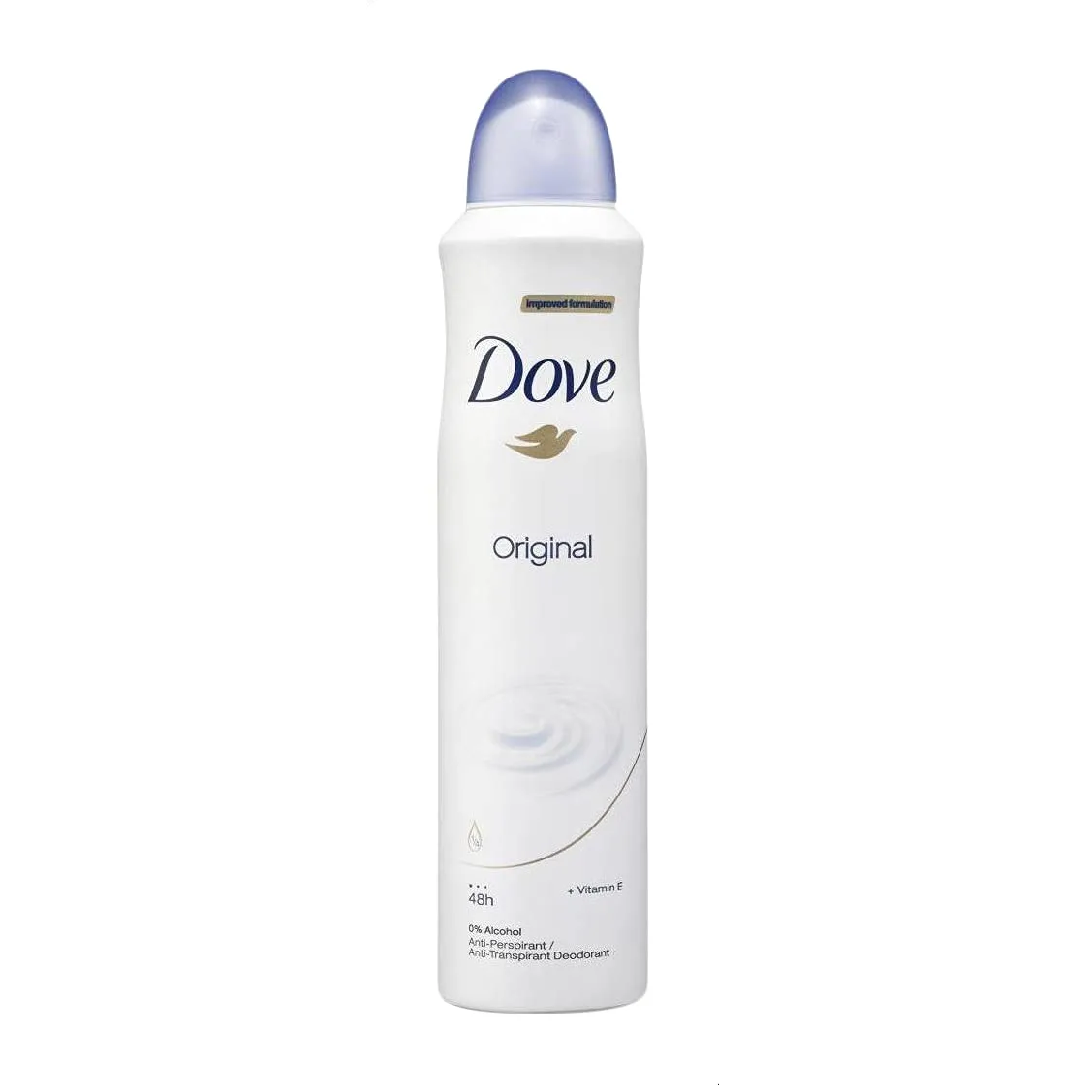 DOVE ORIGINAL VITAMIN E 250ML SPRY - بخاخ دوف الأصلي بفيتامين هـ 250 مل DOVE ORIGINAL VITAMIN E 250ML SPRY - بخاخ دوف الأصلي بفيتامين هـ 250 مل