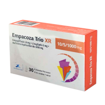 EMPACOZA TRIO XR 10/5/1000MG 30TAB