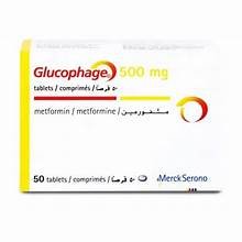 GLUCOPHAGE 500 MG 50 TAB جديد