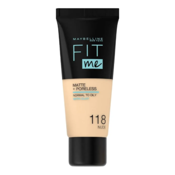 MAYBELLINE FIT ME MATTE+PORELESS 118