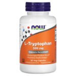 NOW L-TRYPTOPHAN 500MCG 60CAP