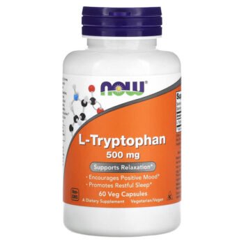 NOW L-TRYPTOPHAN 500MCG 60CAP