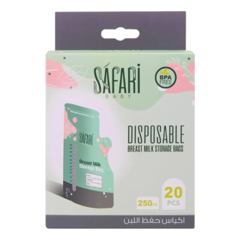 SAFARI DISPOSABLE BREAST MILK STORAGE BAGS