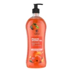 YARA SHOWER GEL PEACH GEL 1 LITER – جل استحمام يارا برائحة الخوخ، لتر واحد
