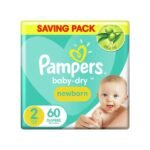 PAMPERS NO (2) 60PCS - بامبرز رقم (2) 60 قطعة