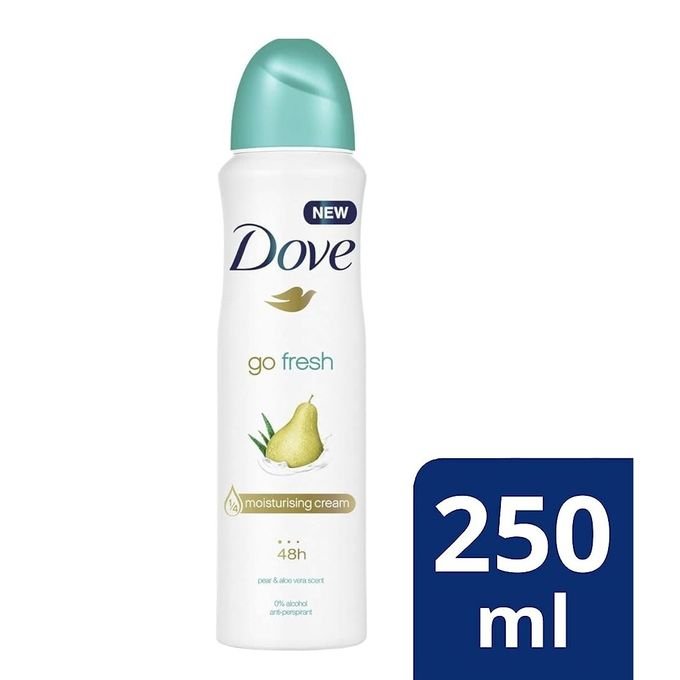 DOVE SPRAY GO FRESH 250ML - بخاخ دوف جو فريش 250 مل DOVE SPRAY GO FRESH 250ML - بخاخ دوف جو فريش 250 مل