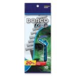 DORCO TG PLUS 10PCSاخضر - دوركو تي جي بلس 10 قطع خضراوات