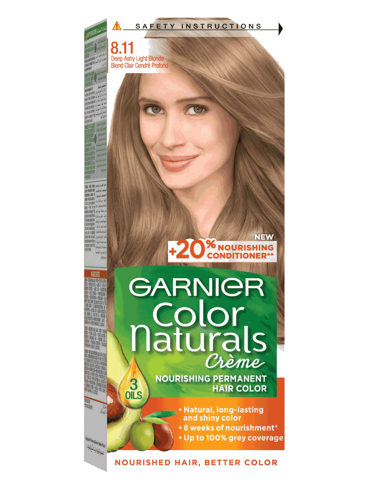 GARNIER COLOR NATURALS 8.11 - غارنييه كولور ناتشورالز 8.11 GARNIER COLOR NATURALS 8.11 - غارنييه كولور ناتشورالز 8.11