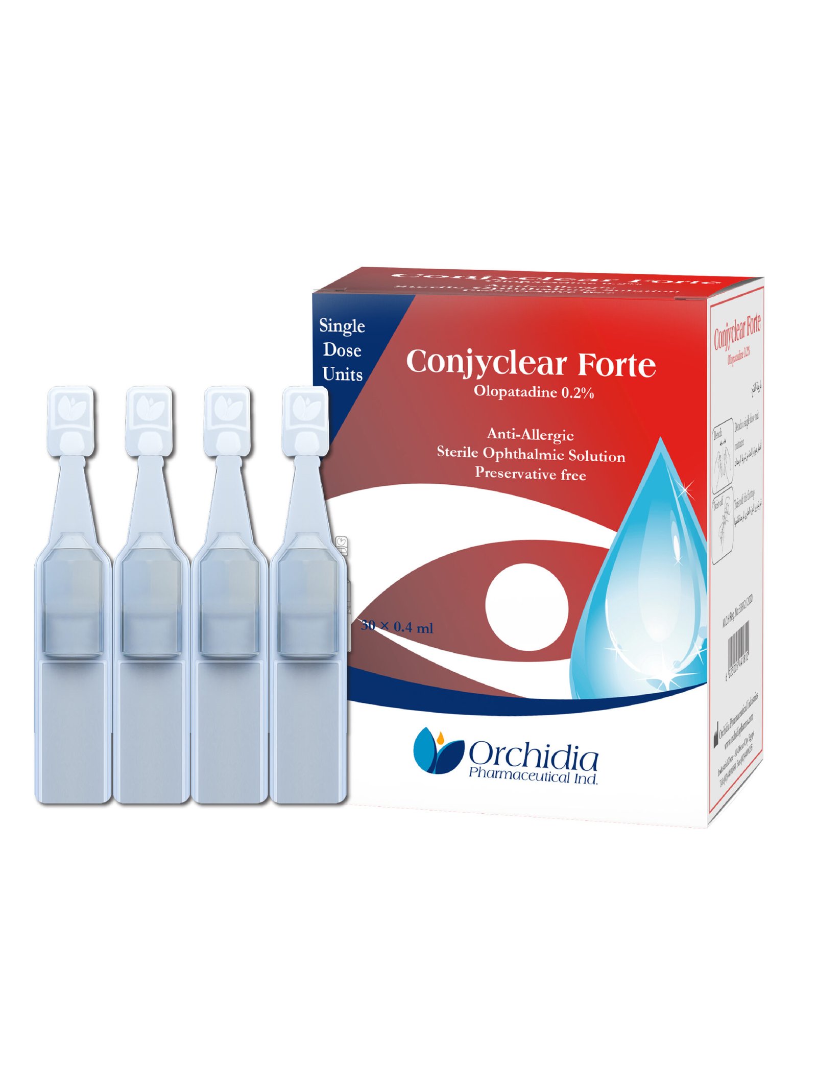 CONJYCLEAR FORTE SINGLE DOSE EYE DROPS – قطرات العين كونجي كلير فورت بجرعة واحدة CONJYCLEAR FORTE SINGLE DOSE EYE DROPS – قطرات العين كونجي كلير فورت بجرعة واحدة