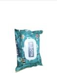 EZABILLA WET WIPES BABY 72PIC BLUE – مناديل مبللة للأطفال من إيزابيلا، 72 قطعة، لون أزرق