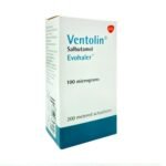 VENTOLIN 100MCG EVOHALER 200/DOSE - فينتولين 100 ميكروغرام إيفوهيلر 200/جرعة