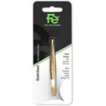 FE STAINLESS MOTIF TWEEZER GOLDEN 21006 - ملقط ذهبي اللون من الفولاذ المقاوم للصدأ FE 21006
