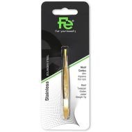 FE STAINLESS MOTIF TWEEZER GOLDEN 21006 – ملقط ذهبي اللون من الفولاذ المقاوم للصدأ FE 21006 FE STAINLESS MOTIF TWEEZER GOLDEN 21006 – ملقط ذهبي اللون من الفولاذ المقاوم للصدأ FE 21006