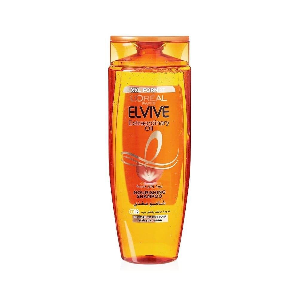 ELVIVE EXTRAORDINARY OIL NOURISHING NORMAL TO DRY HAIR SHAMP 600ML - شامبو إلفيف إكسترا أورديناري أويل المغذي للشعر العادي إلى الجاف 600 مل ELVIVE EXTRAORDINARY OIL NOURISHING NORMAL TO DRY HAIR SHAMP 600ML - شامبو إلفيف إكسترا أورديناري أويل المغذي للشعر العادي إلى الجاف 600 مل
