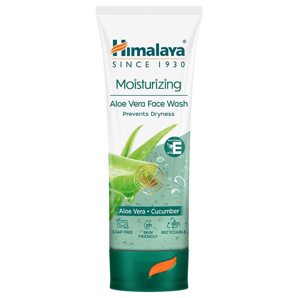 HIMALAYA MOIST ALOE VERA FACE WASH 50 ML – غسول الوجه هيمالايا المرطب بخلاصة الصبار 50 مل HIMALAYA MOIST ALOE VERA FACE WASH 50 ML – غسول الوجه هيمالايا المرطب بخلاصة الصبار 50 مل