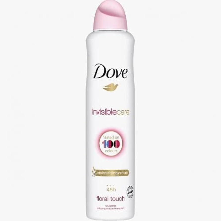 DOVE INVISIBLE CARE FLORAL SPRAY 250ML – بخاخ دوف للعناية غير المرئية برائحة الزهور 250 مل DOVE INVISIBLE CARE FLORAL SPRAY 250ML – بخاخ دوف للعناية غير المرئية برائحة الزهور 250 مل