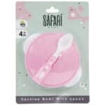 SAFARI SUCTION BOWL WITH SPOON - وعاء شفط سفاري مع ملعقة