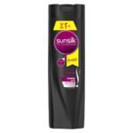 SUNSILK SHAMP STUNNING BLACK SHINE 350ML@20% – شامبو صانسيلك شامب بلمعان أسود مذهل 350 مل بسعر 20%