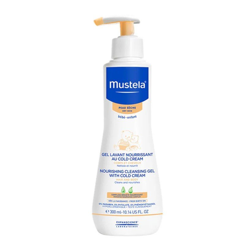MUSTELA NOURISHING CLEANSING GEL CC 300ML – جل موستيلا المنظف المغذي CC 300 مل MUSTELA NOURISHING CLEANSING GEL CC 300ML – جل موستيلا المنظف المغذي CC 300 مل
