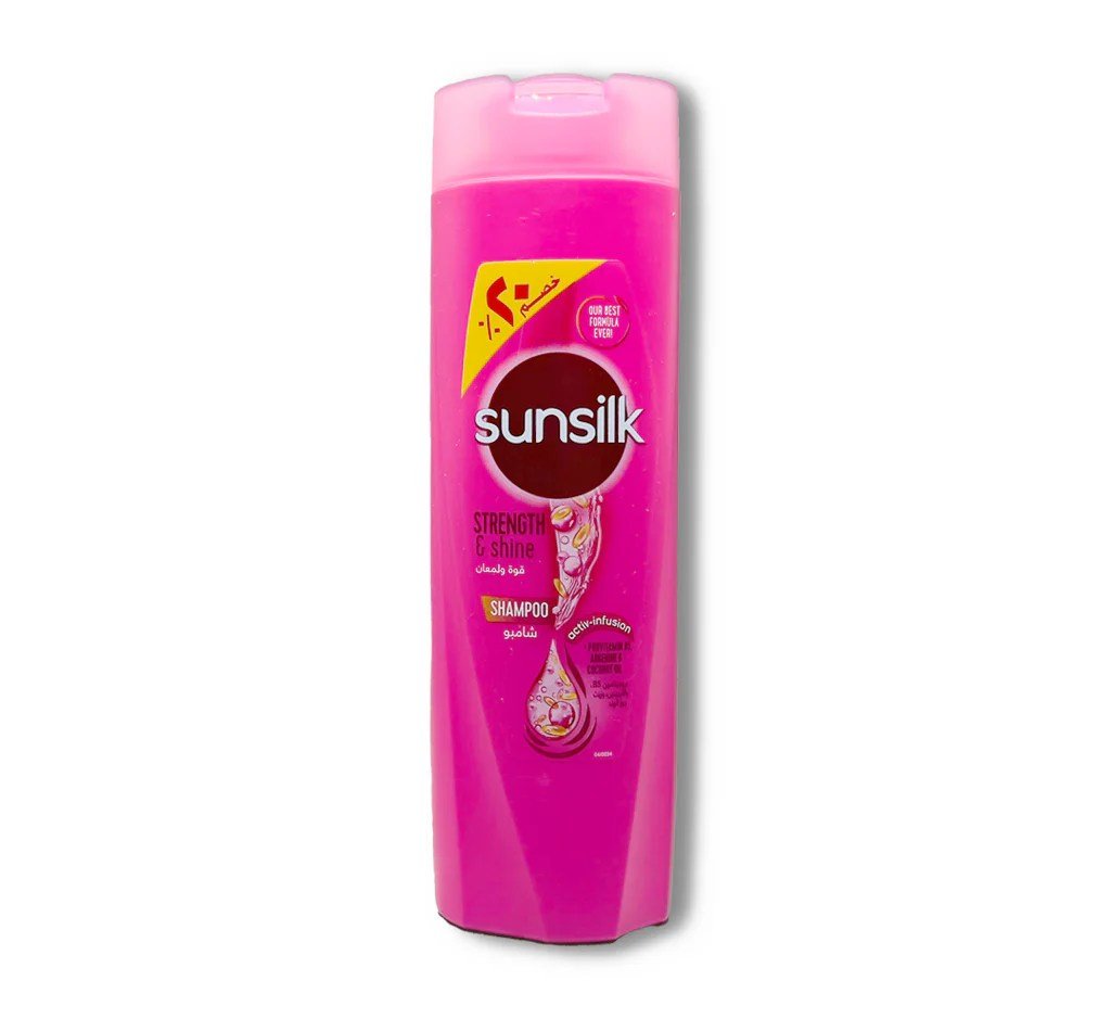 SUNSILK SHAMP SHINE&STRENGTH 180ML (-) 20% - شامبو صانسيلك شاين آند سترينث 180 مل (-) 20% SUNSILK SHAMP SHINE&STRENGTH 180ML (-) 20% - شامبو صانسيلك شاين آند سترينث 180 مل (-) 20%