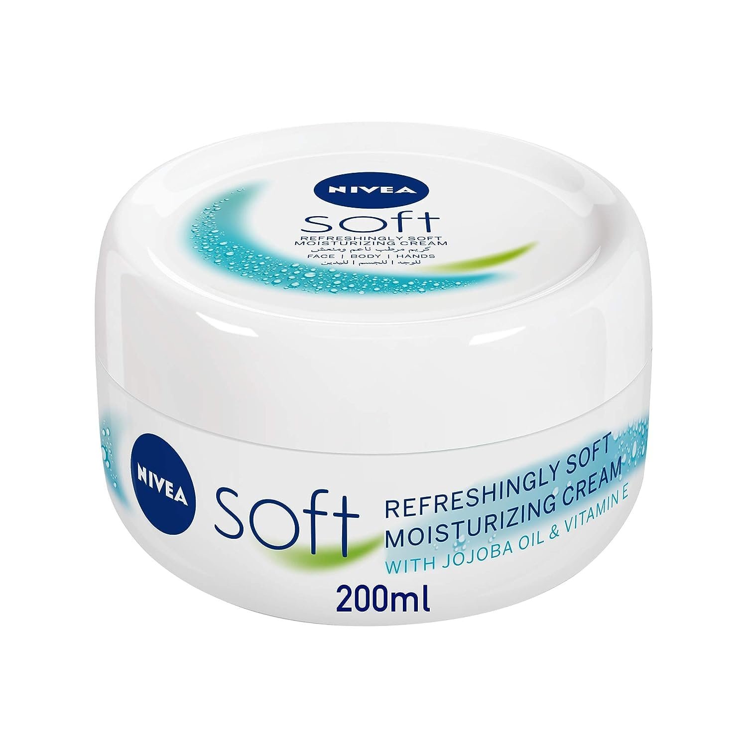 NIVEA SOFT MOISTURIZING CREAM 200 ML – كريم نيفيا سوفت المرطب 200 مل NIVEA SOFT MOISTURIZING CREAM 200 ML – كريم نيفيا سوفت المرطب 200 مل