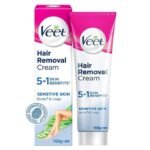 VEET HAIR REMOVING CREAM SENSITIVE 100 GM - كريم فيت لإزالة الشعر للبشرة الحساسة 100 غرام