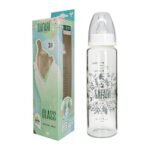 SAFARI GLASS BOTTLE 240ML +3M - زجاجة سفاري زجاجية 240 مل +3 أشهر