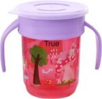 TRUE CUP WITH HANDLE AND COVER 260ML - كوب حقيقي بمقبض وغطاء، سعة 260 مل