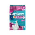 GAVISCON DOUBLE ACTION  24 SACHETS - جافيسكون مفعول مضاعف 24 كيس