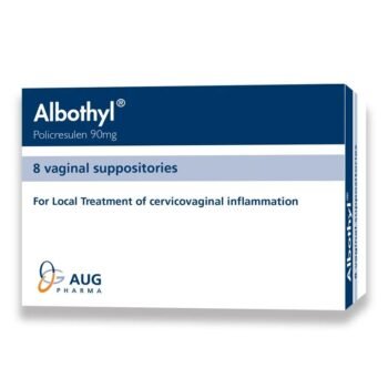 ALBOTHYL 90MG 8/VAG.SUPP