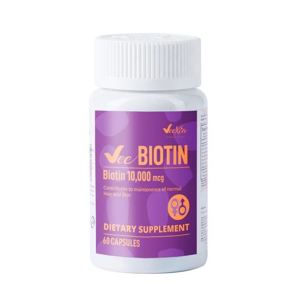 VEE BIOTIN 10000MCG 60CAP – في بيوتين 10000 ميكروغرام 60 كبسولة VEE BIOTIN 10000MCG 60CAP – في بيوتين 10000 ميكروغرام 60 كبسولة