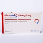 GLUCOVANCE 5MG/500MG 30/TAB - جلوكوفانس ٥ ملغ/٥٠٠ ملغ ٣٠ قرصًا